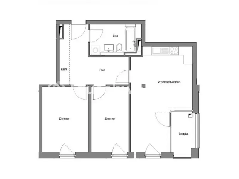 Tauschwohnung: Eine helle Wohnung ab 40 m² mit schönem Ausblick innerhalb d — photo 1